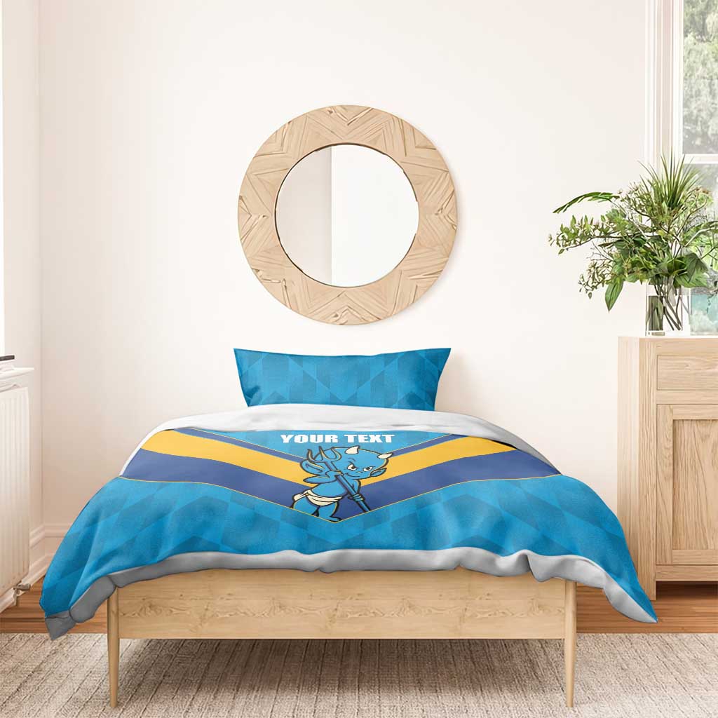Norths Rugby Custom Bedding Set Go Devils Mascot Sporty Style - Aussie Hoodie