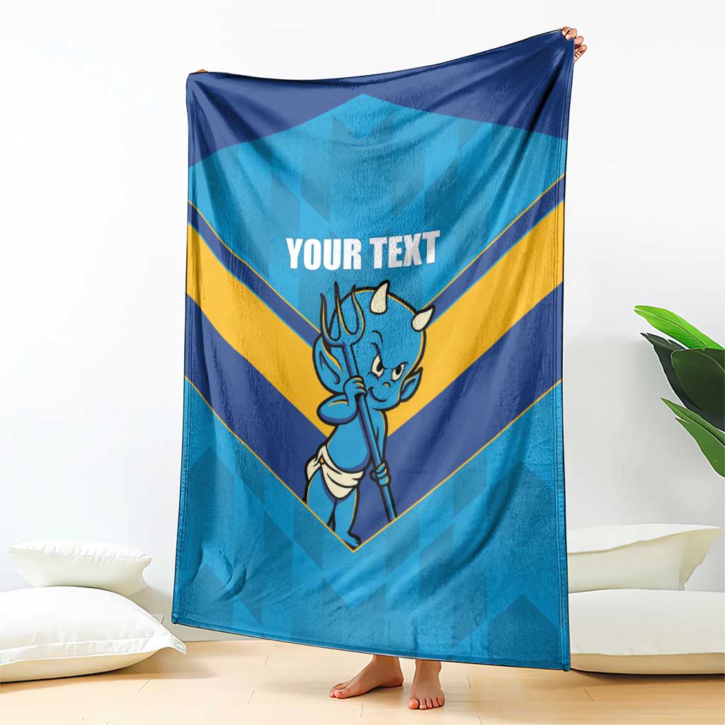 Norths Rugby Custom Blanket Go Devils Mascot Sporty Style - Aussie Hoodie