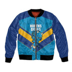 Norths Rugby Custom Bomber Jacket Go Devils Mascot Sporty Style - Aussie Hoodie