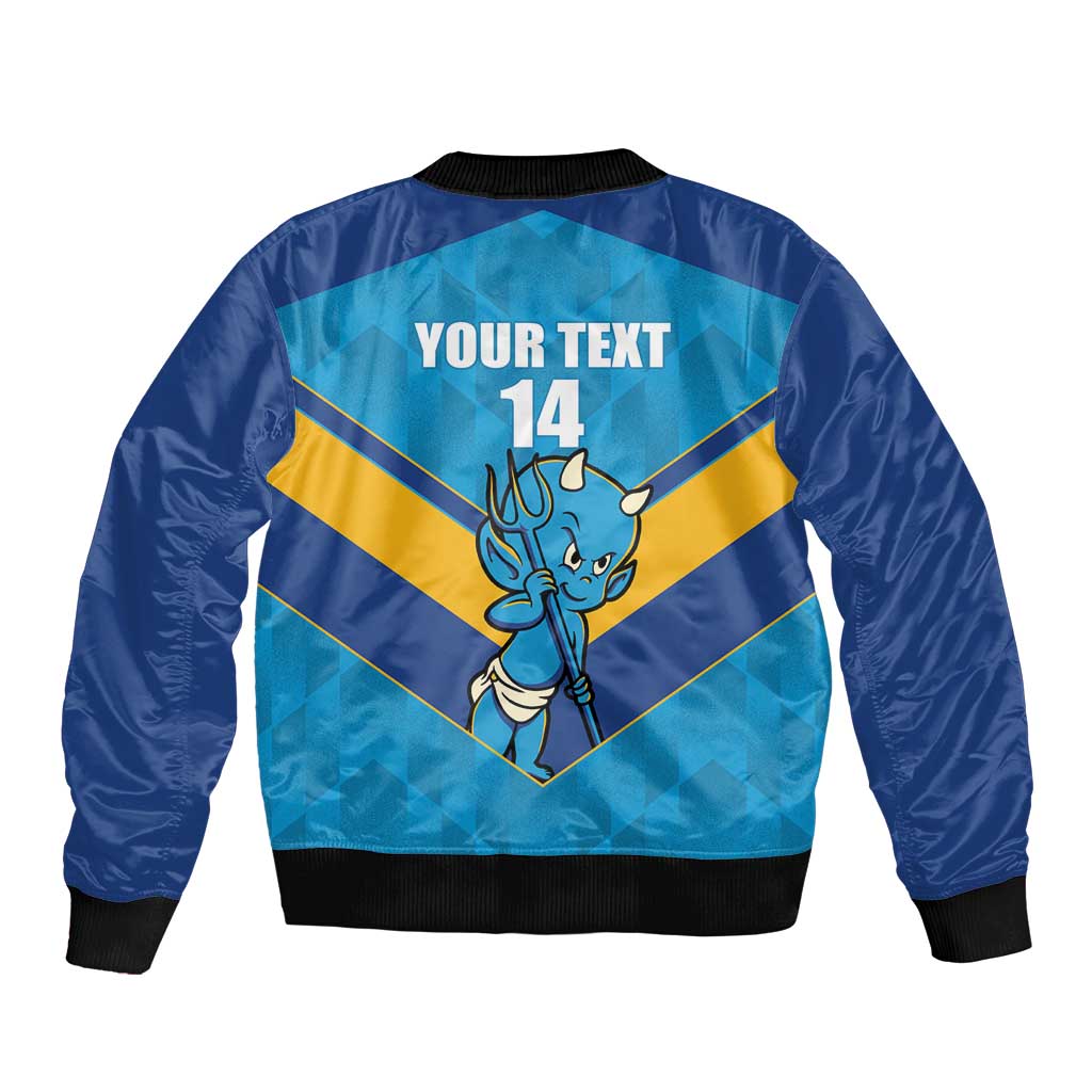 Norths Rugby Custom Bomber Jacket Go Devils Mascot Sporty Style - Aussie Hoodie