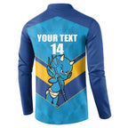 Norths Rugby Custom Button Sweatshirt Go Devils Mascot Sporty Style - Aussie Hoodie