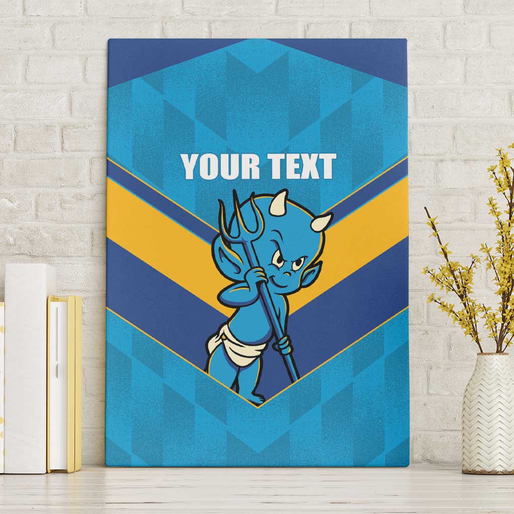 Norths Rugby Custom Canvas Wall Art Go Devils Mascot Sporty Style - Aussie Hoodie