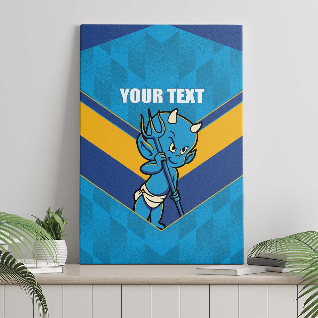 Norths Rugby Custom Canvas Wall Art Go Devils Mascot Sporty Style - Aussie Hoodie