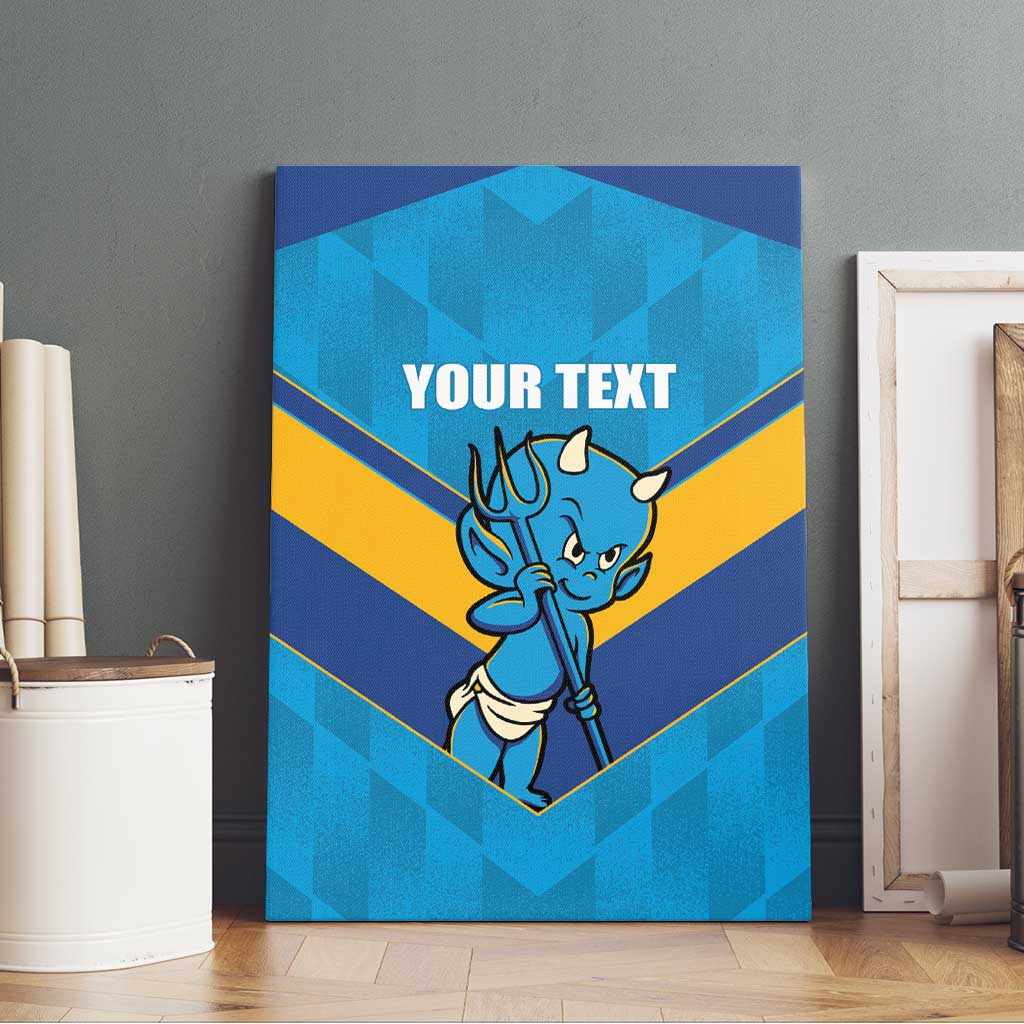 Norths Rugby Custom Canvas Wall Art Go Devils Mascot Sporty Style - Aussie Hoodie