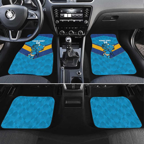 Norths Rugby Custom Car Mats Go Devils Mascot Sporty Style - Aussie Hoodie
