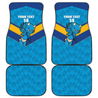Norths Rugby Custom Car Mats Go Devils Mascot Sporty Style - Aussie Hoodie