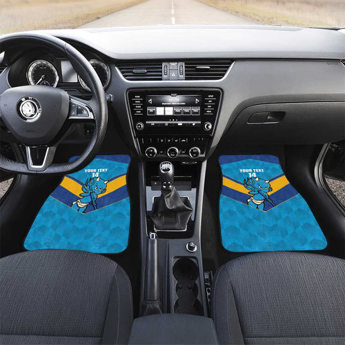 Norths Rugby Custom Car Mats Go Devils Mascot Sporty Style - Aussie Hoodie