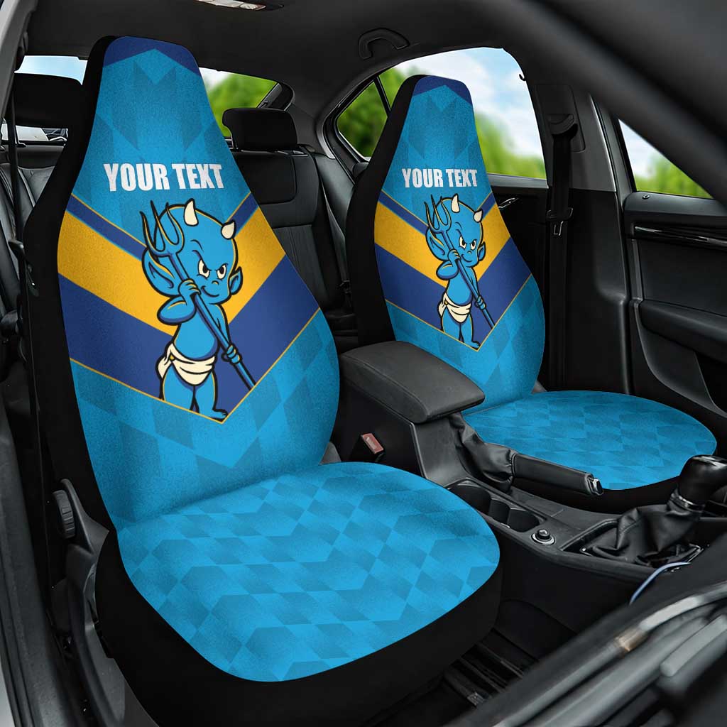 Norths Rugby Custom Car Seat Cover Go Devils Mascot Sporty Style - Aussie Hoodie