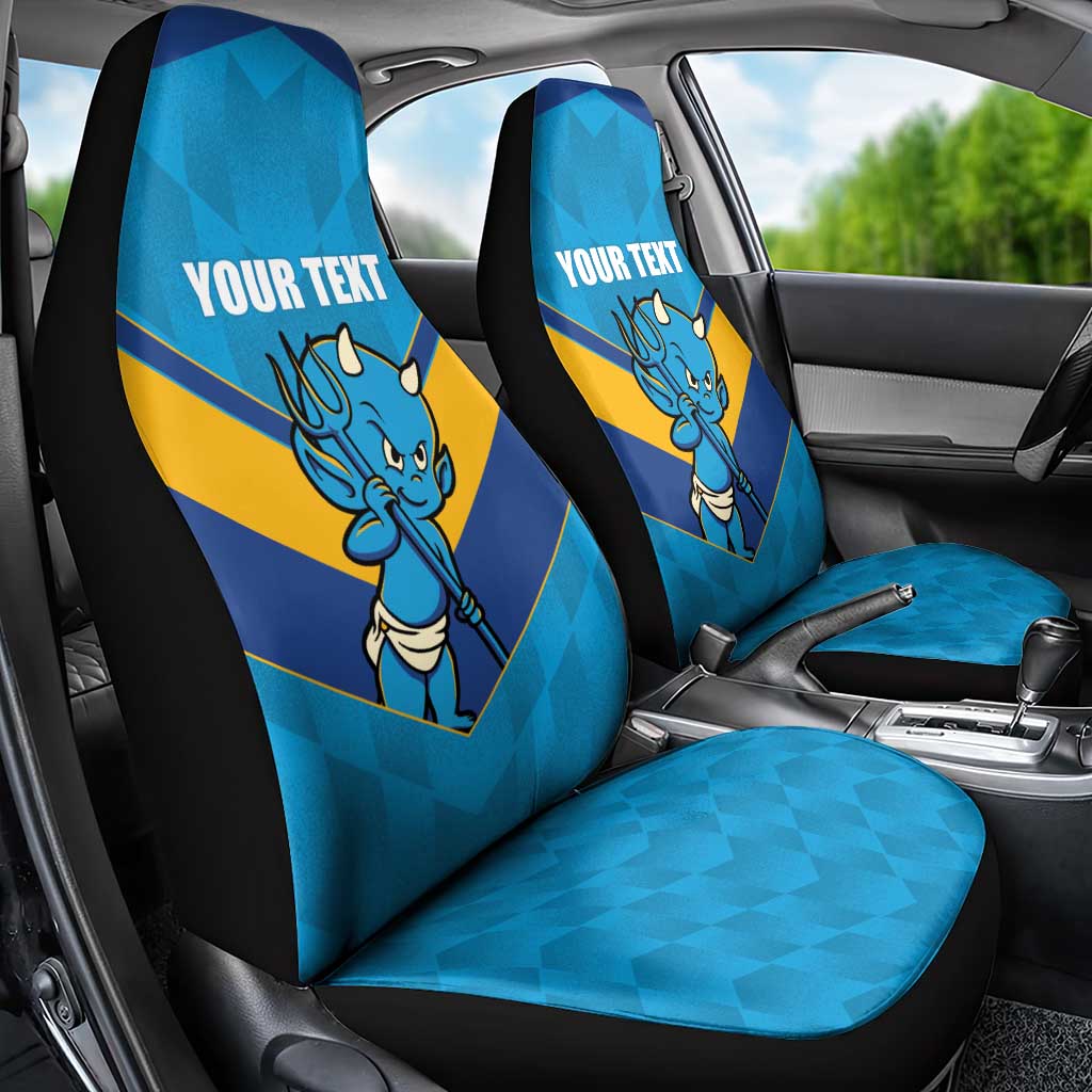 Norths Rugby Custom Car Seat Cover Go Devils Mascot Sporty Style - Aussie Hoodie