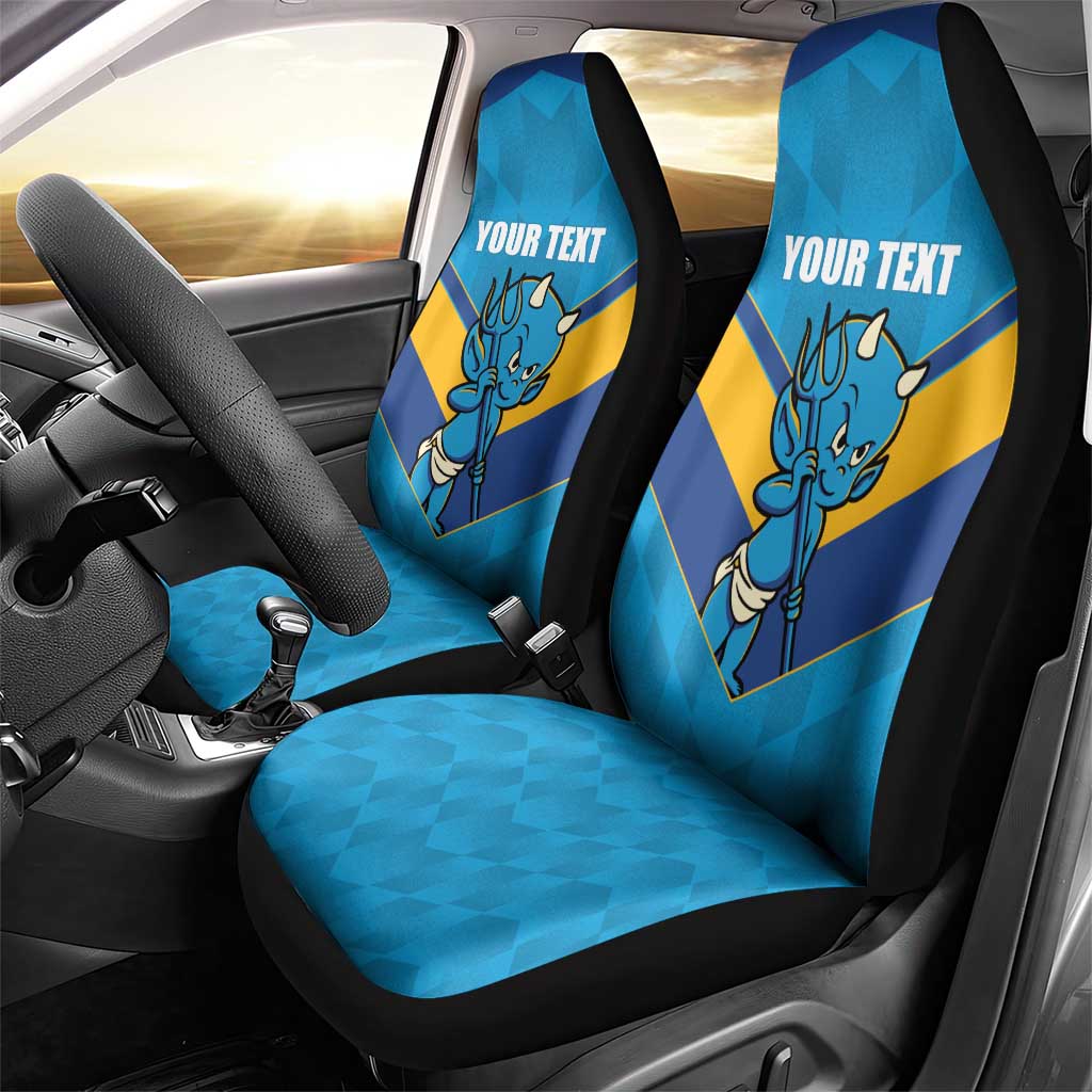 Norths Rugby Custom Car Seat Cover Go Devils Mascot Sporty Style - Aussie Hoodie