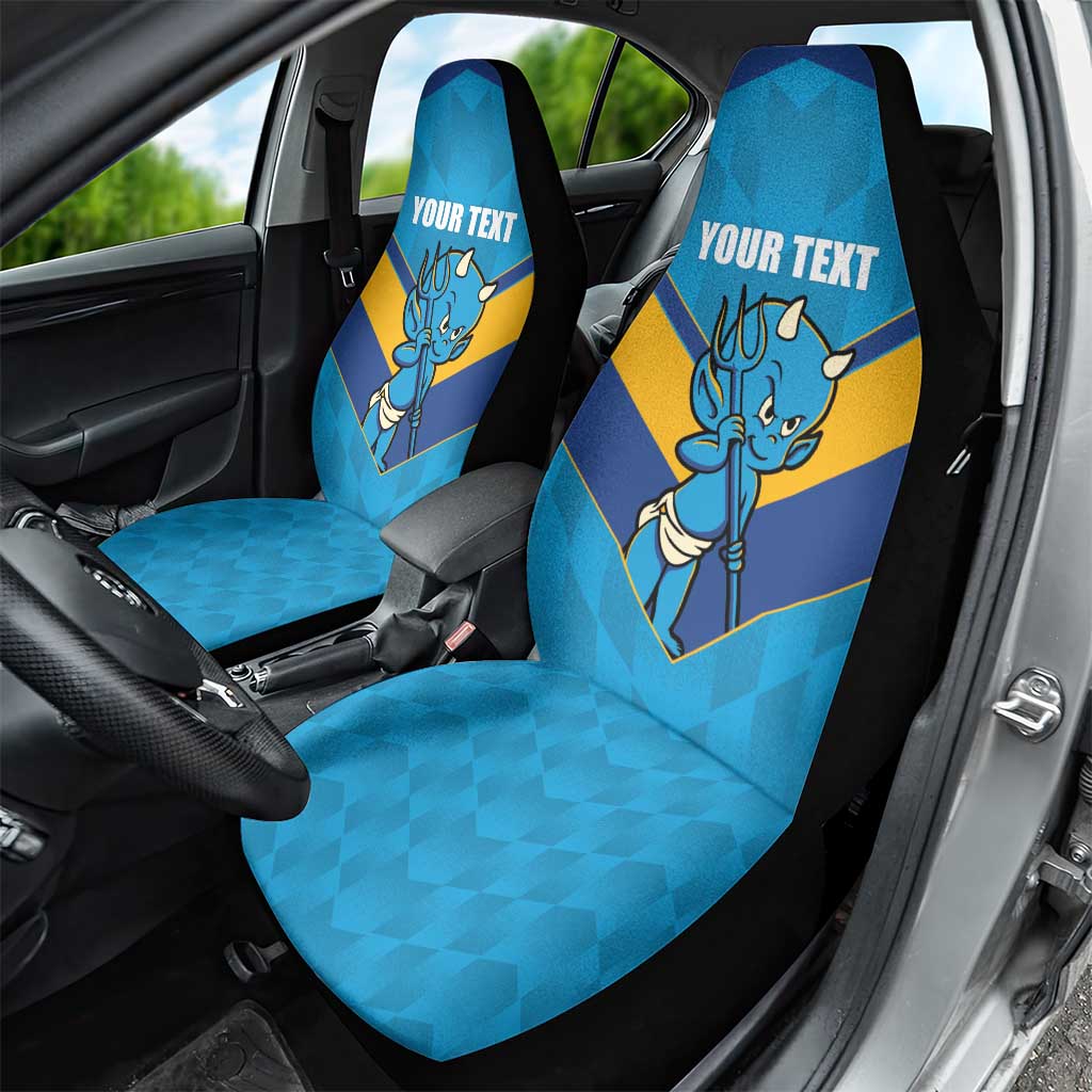 Norths Rugby Custom Car Seat Cover Go Devils Mascot Sporty Style - Aussie Hoodie
