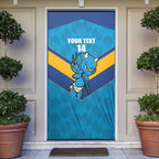 Norths Rugby Custom Door Cover Go Devils Mascot Sporty Style - Aussie Hoodie