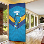 Norths Rugby Custom Door Cover Go Devils Mascot Sporty Style - Aussie Hoodie