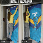 Norths Rugby Custom Door Cover Go Devils Mascot Sporty Style - Aussie Hoodie