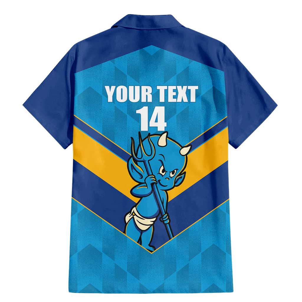 Norths Rugby Custom Family Matching Mermaid Dress and Hawaiian Shirt Go Devils Mascot Sporty Style - Aussie Hoodie