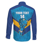 Norths Rugby Custom Family Matching Mermaid Dress and Hawaiian Shirt Go Devils Mascot Sporty Style - Aussie Hoodie