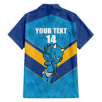 Norths Rugby Custom Family Matching Tank Maxi Dress and Hawaiian Shirt Go Devils Mascot Sporty Style - Aussie Hoodie