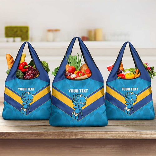Norths Rugby Custom Grocery Bag Go Devils Mascot Sporty Style - Aussie Hoodie