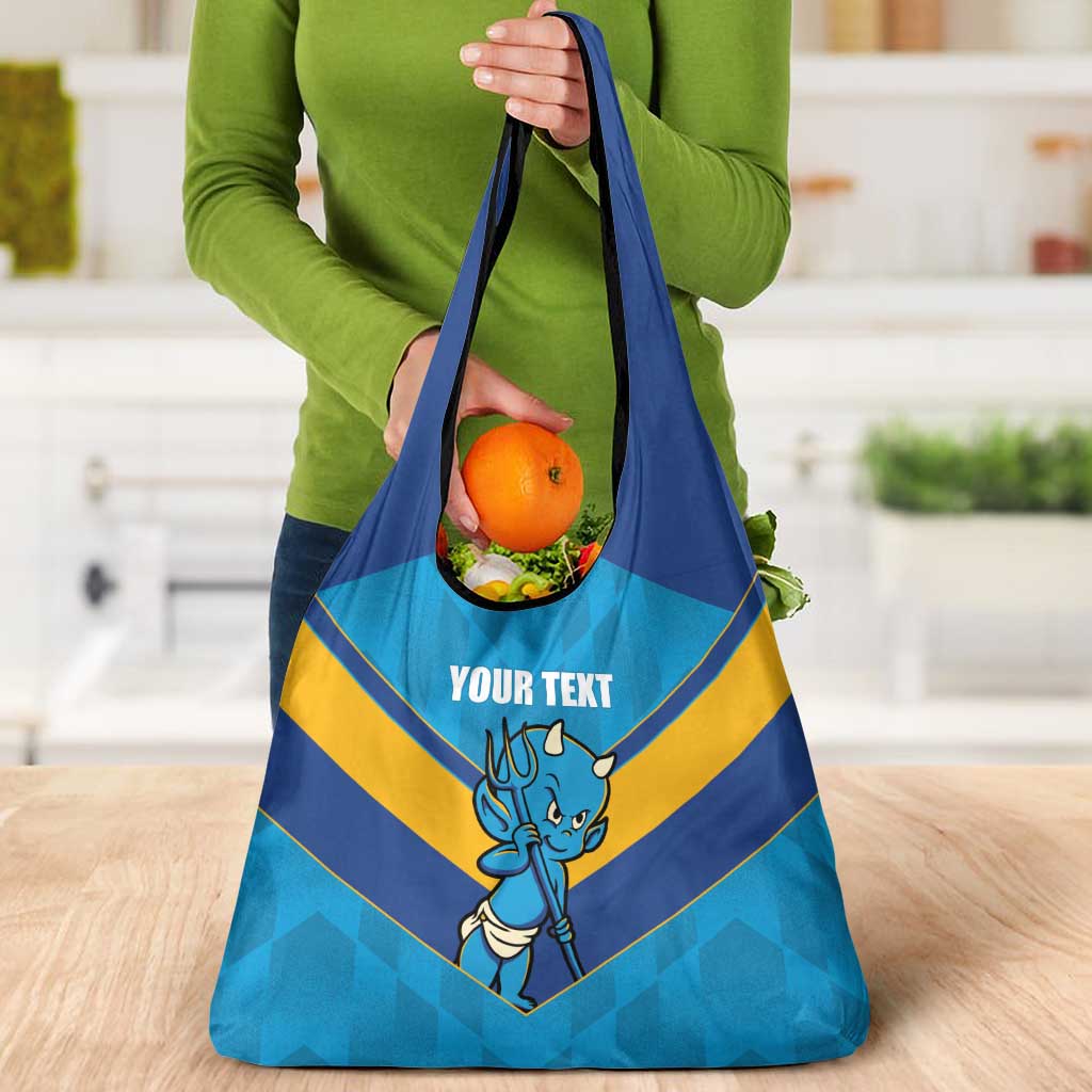 Norths Rugby Custom Grocery Bag Go Devils Mascot Sporty Style - Aussie Hoodie