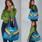 Norths Rugby Custom Grocery Bag Go Devils Mascot Sporty Style - Aussie Hoodie