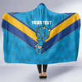Norths Rugby Custom Hooded Blanket Go Devils Mascot Sporty Style - Aussie Hoodie