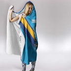 Norths Rugby Custom Hooded Blanket Go Devils Mascot Sporty Style - Aussie Hoodie