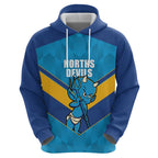 Norths Rugby Custom Hoodie Go Devils Mascot Sporty Style - Aussie Hoodie