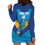 Norths Rugby Custom Hoodie Dress Go Devils Mascot Sporty Style - Aussie Hoodie