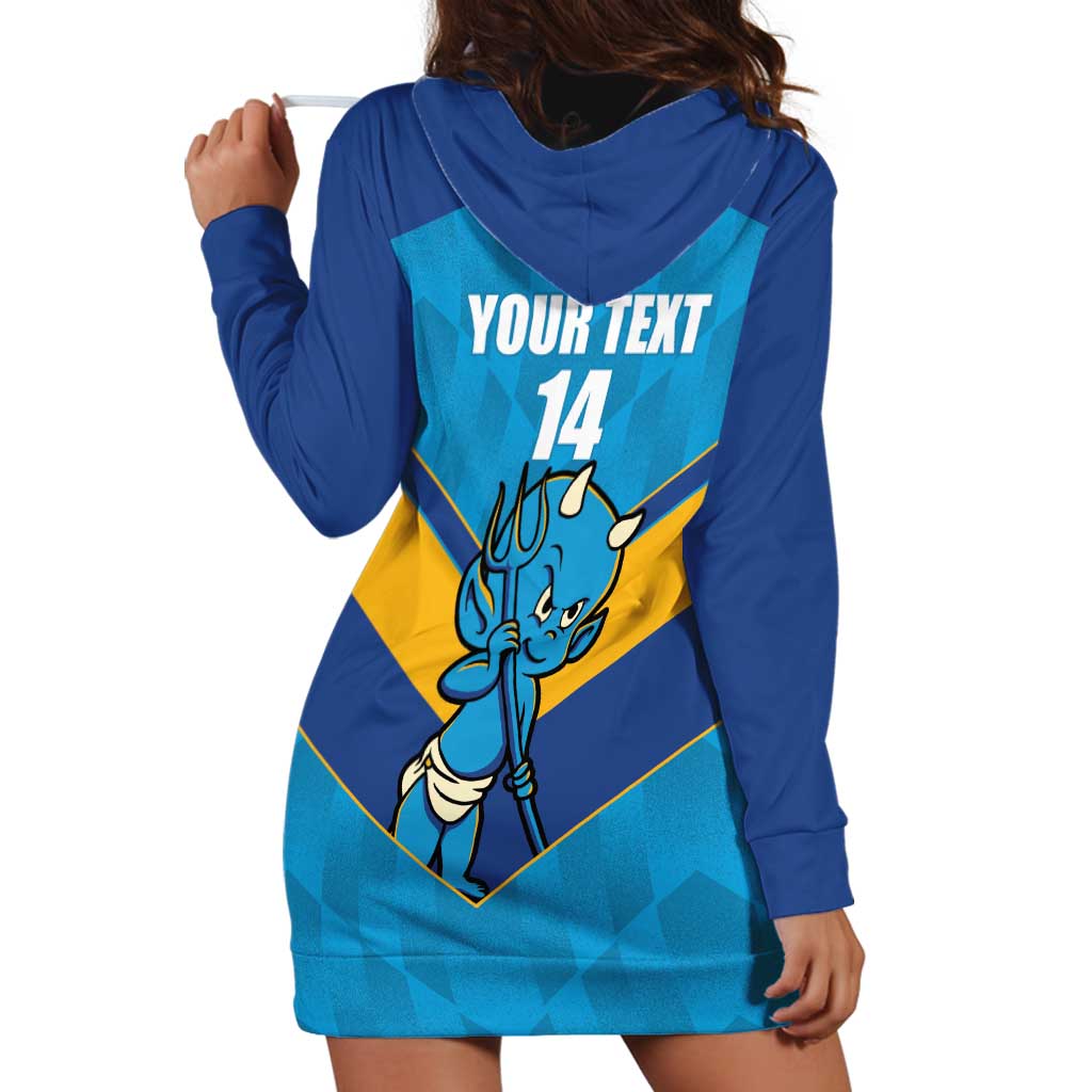 Norths Rugby Custom Hoodie Dress Go Devils Mascot Sporty Style - Aussie Hoodie