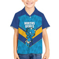 Norths Rugby Custom Kid Hawaiian Shirt Go Devils Mascot Sporty Style - Aussie Hoodie