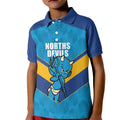 Norths Rugby Custom Kid Polo Shirt Go Devils Mascot Sporty Style - Aussie Hoodie