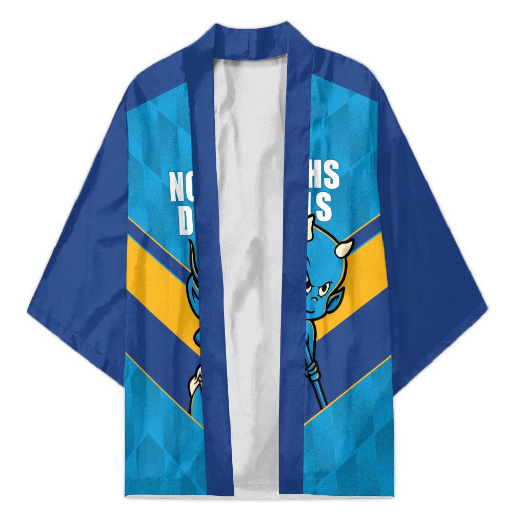 Norths Rugby Custom Kimono Go Devils Mascot Sporty Style - Aussie Hoodie