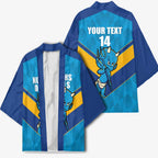Norths Rugby Custom Kimono Go Devils Mascot Sporty Style - Aussie Hoodie