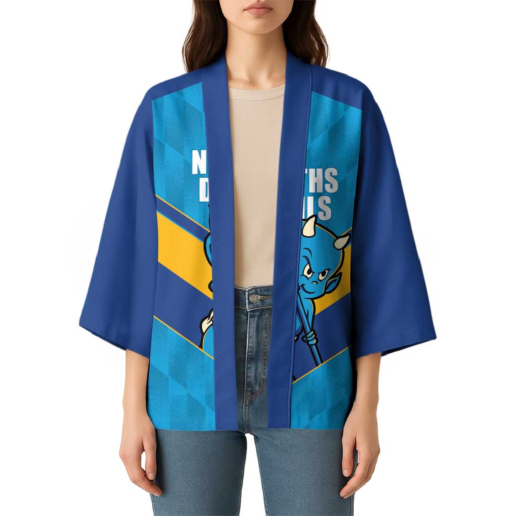 Norths Rugby Custom Kimono Go Devils Mascot Sporty Style - Aussie Hoodie