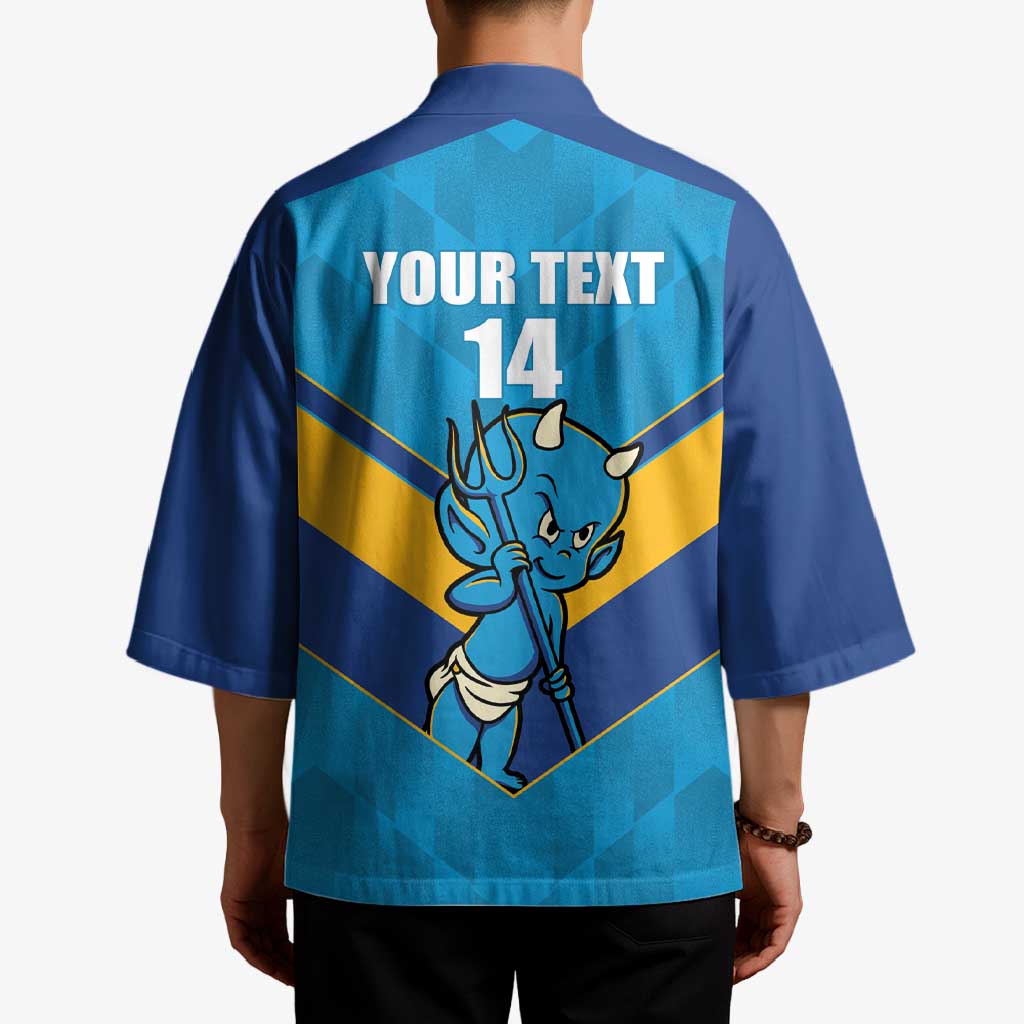 Norths Rugby Custom Kimono Go Devils Mascot Sporty Style - Aussie Hoodie
