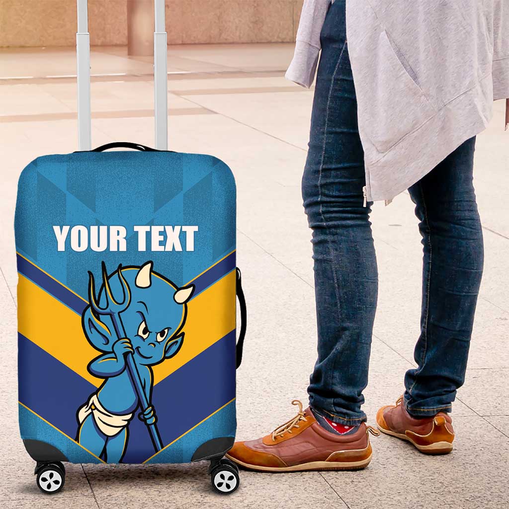 Norths Rugby Custom Luggage Cover Go Devils Mascot Sporty Style - Aussie Hoodie
