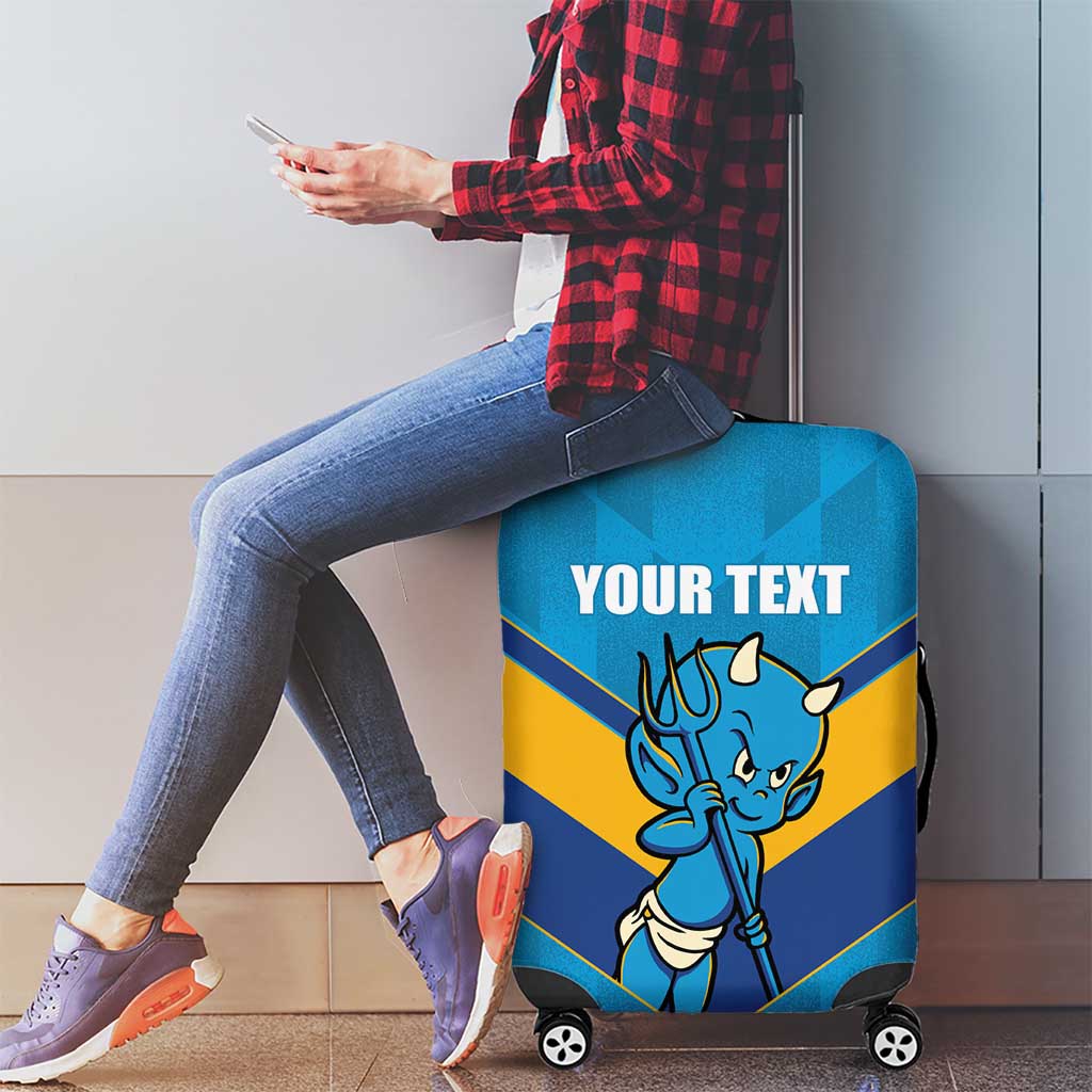 Norths Rugby Custom Luggage Cover Go Devils Mascot Sporty Style - Aussie Hoodie