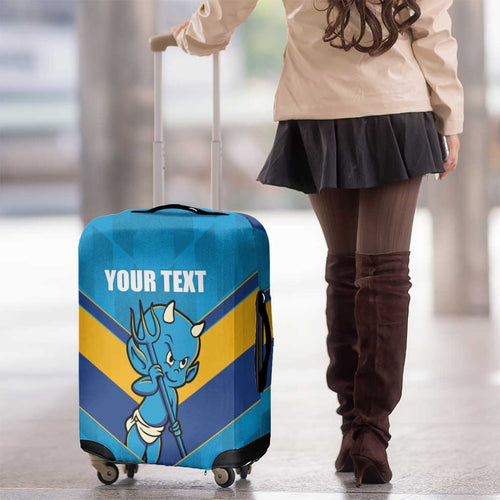 Norths Rugby Custom Luggage Cover Go Devils Mascot Sporty Style - Aussie Hoodie