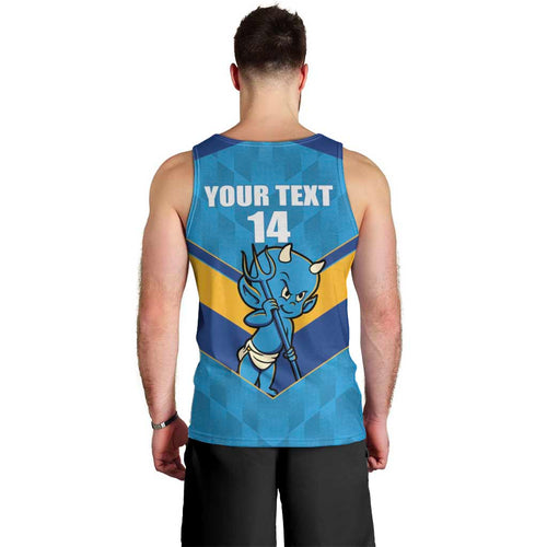 Norths Rugby Custom Men Tank Top Go Devils Mascot Sporty Style - Aussie Hoodie
