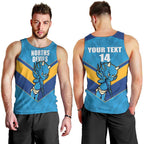 Norths Rugby Custom Men Tank Top Go Devils Mascot Sporty Style - Aussie Hoodie