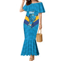 Norths Rugby Custom Mermaid Dress Go Devils Mascot Sporty Style - Aussie Hoodie