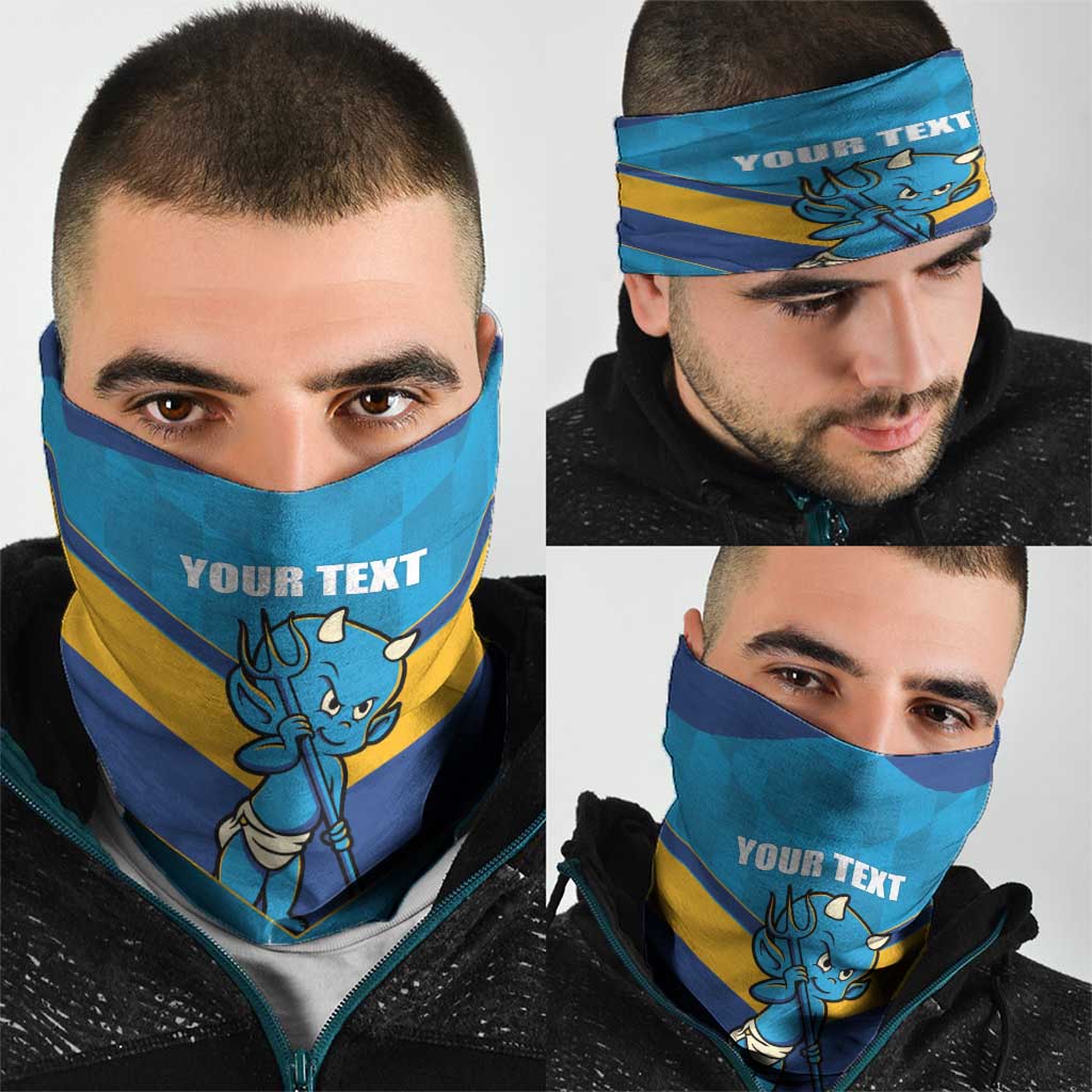 Norths Rugby Custom Neck Gaiter Go Devils Mascot Sporty Style - Aussie Hoodie
