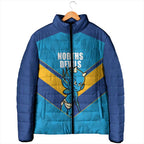 Norths Rugby Custom Padded Jacket Go Devils Mascot Sporty Style - Aussie Hoodie