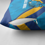 Norths Rugby Custom Pillow Cover Go Devils Mascot Sporty Style - Aussie Hoodie
