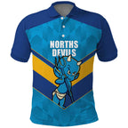 Norths Rugby Custom Polo Shirt Go Devils Mascot Sporty Style - Aussie Hoodie