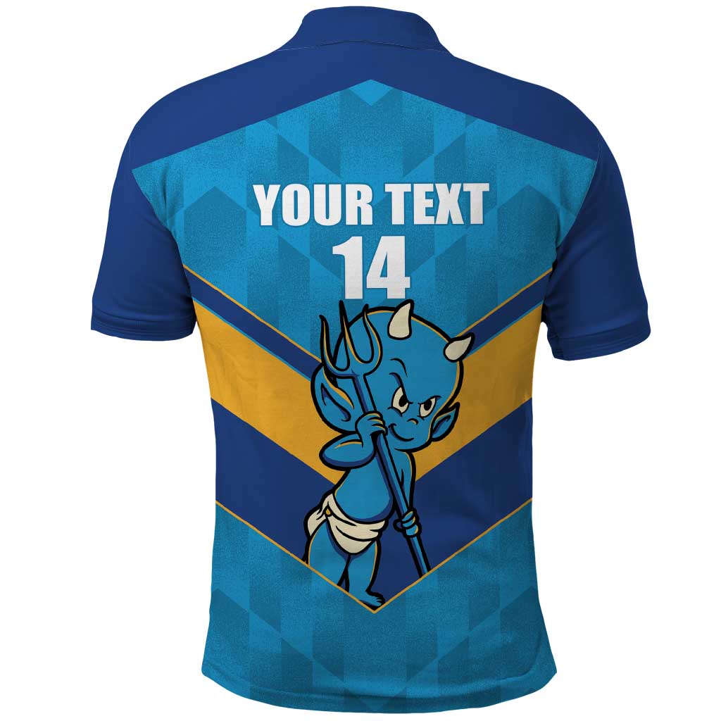Norths Rugby Custom Polo Shirt Go Devils Mascot Sporty Style - Aussie Hoodie