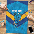 Norths Rugby Custom Puzzle Go Devils Mascot Sporty Style - Aussie Hoodie