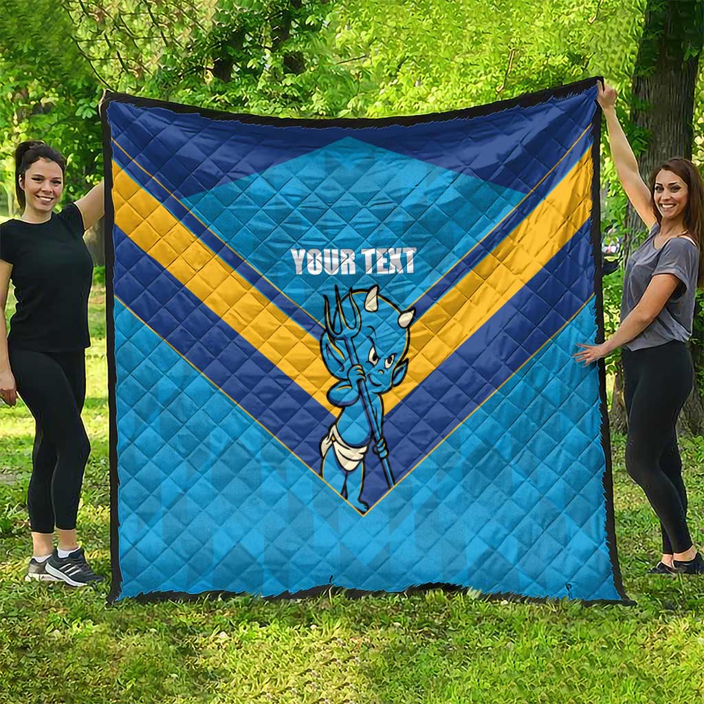 Norths Rugby Custom Quilt Go Devils Mascot Sporty Style - Aussie Hoodie