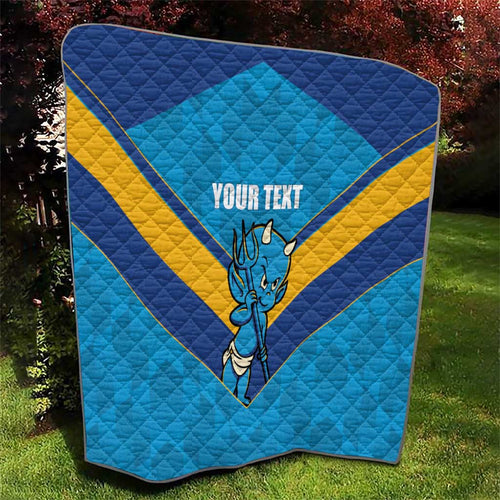 Norths Rugby Custom Quilt Go Devils Mascot Sporty Style - Aussie Hoodie