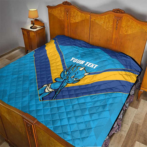 Norths Rugby Custom Quilt Go Devils Mascot Sporty Style - Aussie Hoodie